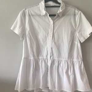 White button-up shirt